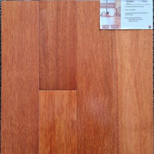 prefinished solid timber Kempas Flooring